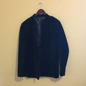 H&M velour men’s blazer